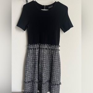 Ted baker black and plaid dress size 1